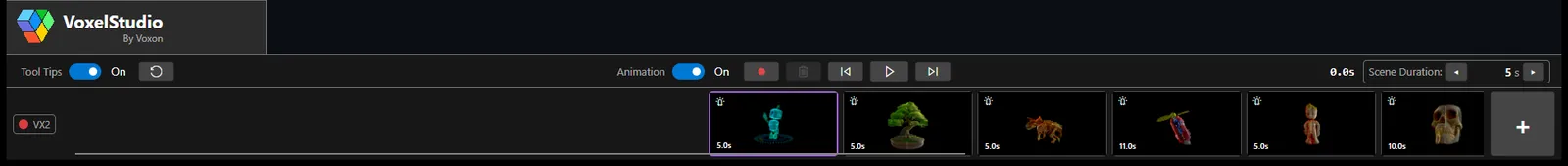 Bottom bar recording controls